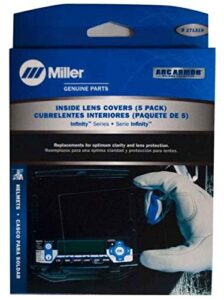 miller lente digital infinity para casco, interior (paquete de 5)