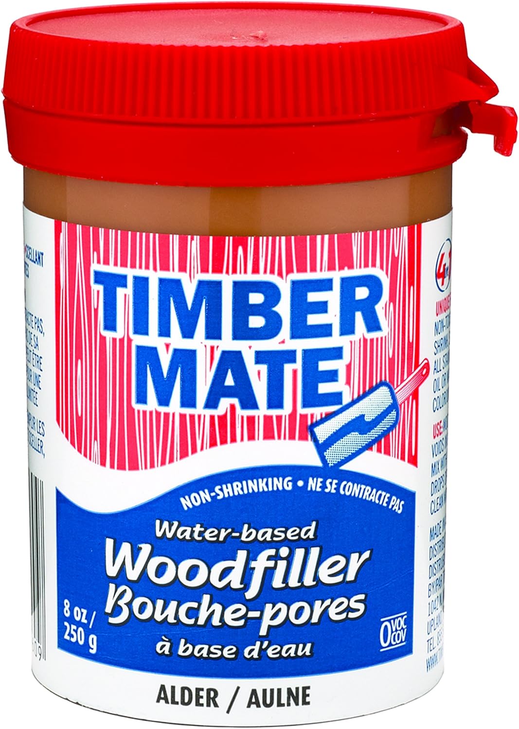 timbermate relleno de madera, a base de agua, aliso de 8 onzas timbermate relleno de madera, a base de agua, aliso de 8 onzas